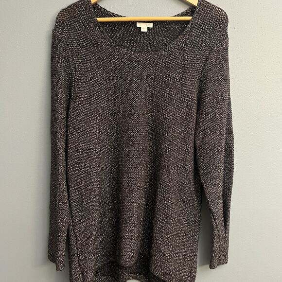 J. Jill V-Neck Tunic Sweater - Picture 1 of 3